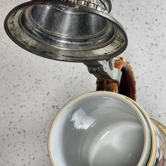 Vintage 1895 METTLACH German Mug - Picture 3 of 5